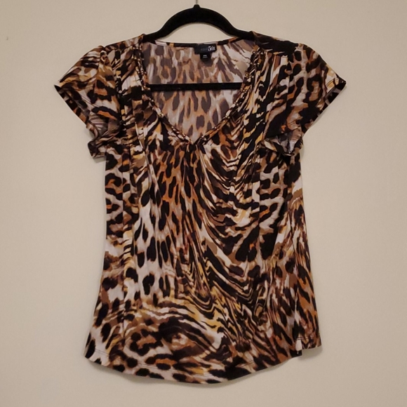 Tiger print top - Picture 1 of 4